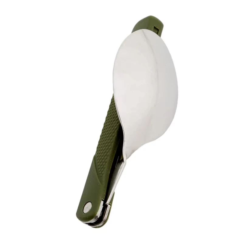 Utensilios de cocina largos, mochila, tenedor deportivo, cuchillo plegable de acero inoxidable, juego de utensilios y cucharas, Combo, cubiertos para campamento de Picnic, vajilla