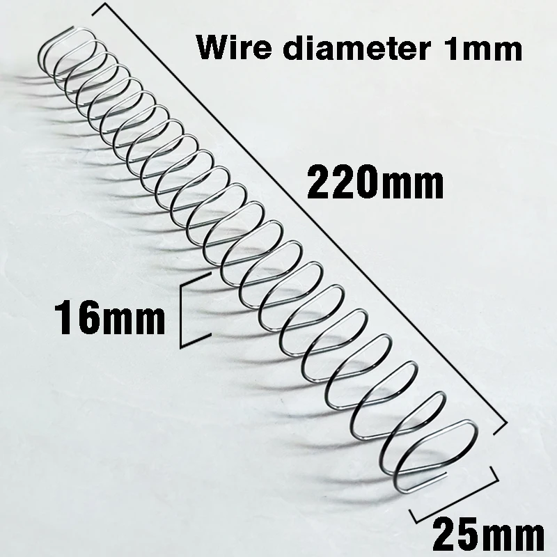 

Custom Square flat Spring Steel Rectangular Compression Spring Pressure Springs,Wire Diameter 1mm Length 220mm