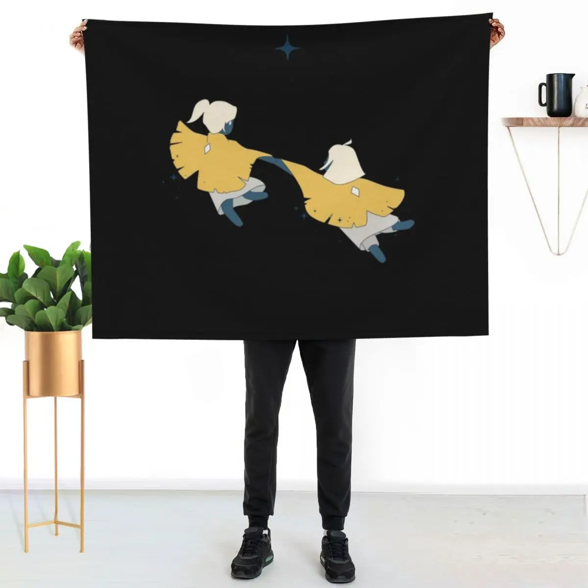 Moths - sky COTL children of the light Throw Blanket For Baby Large Sleeping Bag Hairy Furry Luxury Thicken Blankets