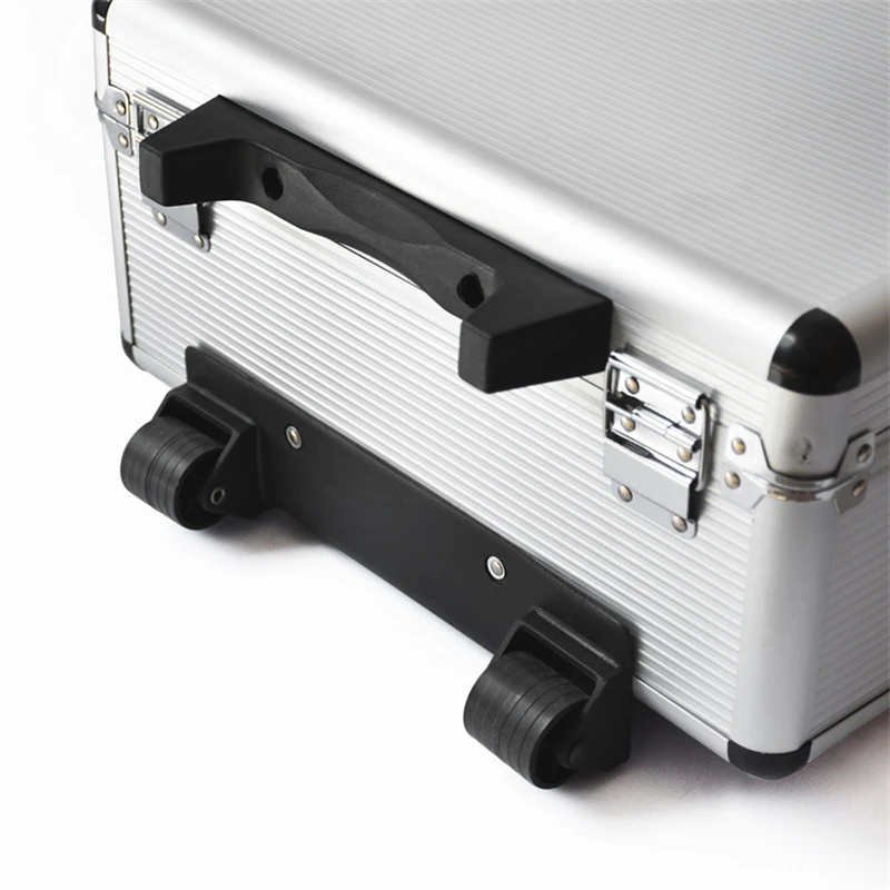 186 Pieces Aluminum Case Trolley Mechanic Auto Repair Socket Wrench Tool Hand Tool Set Tool Box view 5