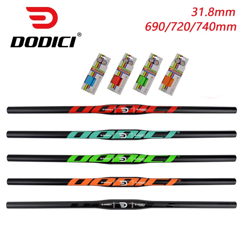 

DODICI MTB Carbon Handlebar Bicycle Handlebar 31.8*690/720/740mm Mountain Bike Horizontal Handlebar Mountain Bike Accessories