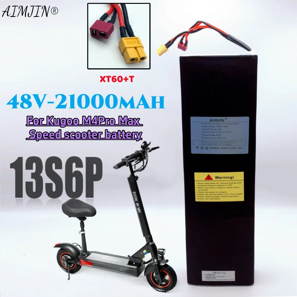 

Kugoo Kirin M4 Pro Original 48V 21AH 13S6P Electric Scooter with BMS 18650 Lithium Battery