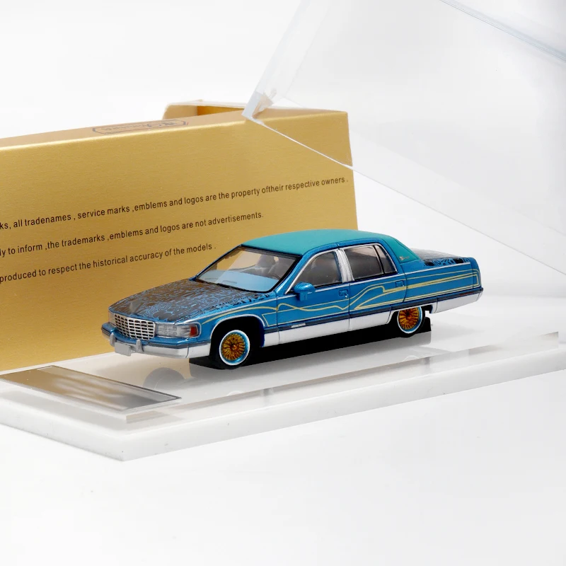 限定完売品‼️1/64 MK✕GOC　Cadillac　ローライダー MK Miniatures X GOC 1:64 Fleetwood Lowrider CTE Diecast Model Car