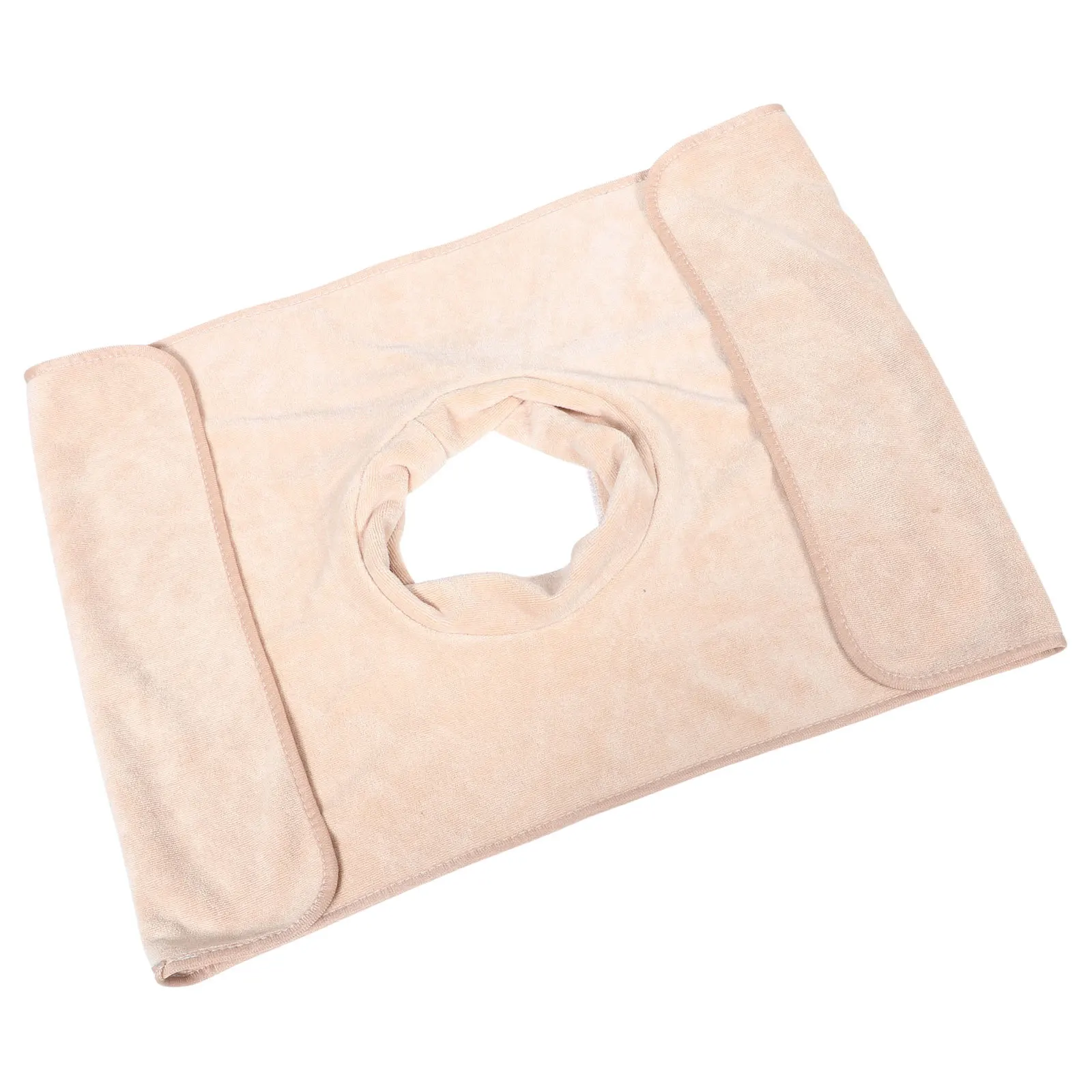 

Beauty Salon Massage Bed Cover Khaki Reusable Face Hole Towel Facial Pad Table Cover Sheets 80x40cm Spa Supplies