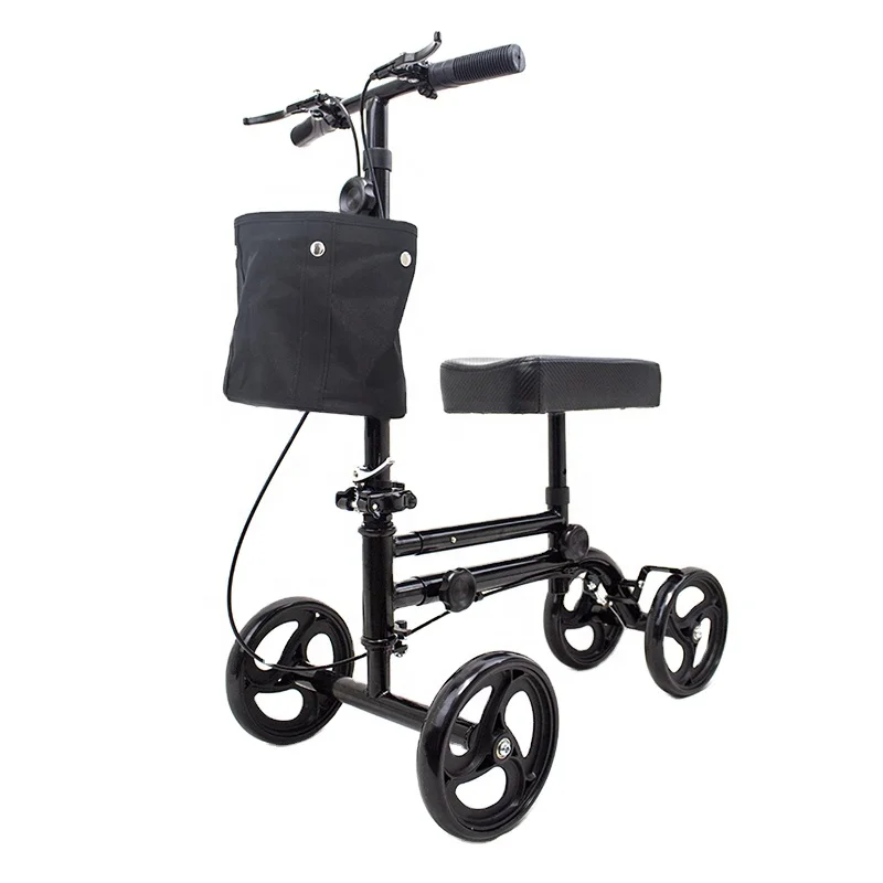 for Knee Walker Lightweight Adjustalbe Steerable Knee Scooter Walker For Broken Foot