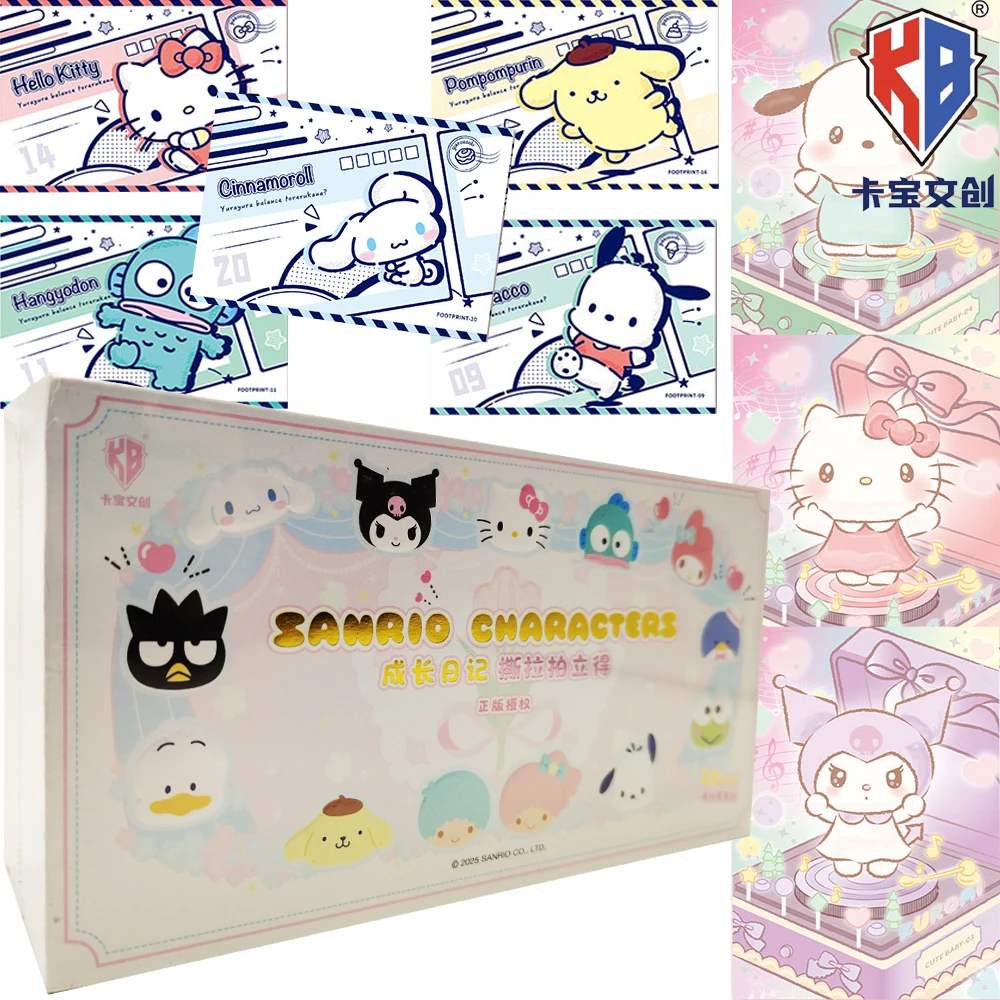 KABAO الأصلي سانريو جمع بطاقات لطيف الآيس كريم تصميم أنيمي شخصيات كرتونية المسيل للدموع سحب بطاقات بولارويد ألعاب أطفال هدية