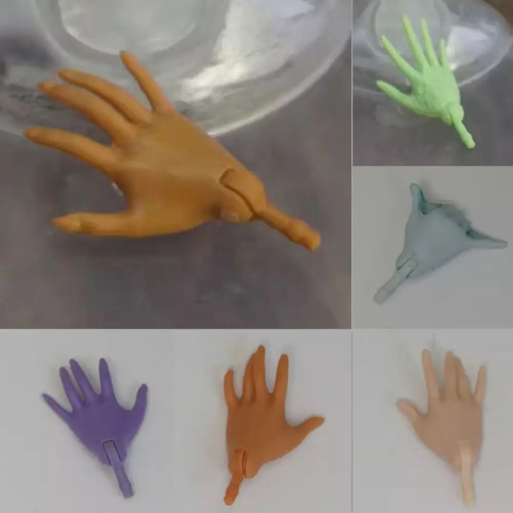 10 Styles Doll Body Parts Kids Toys Doll Toy Plastic 1/6 Doll Hand Moveable Joint 1/6 BJD Doll