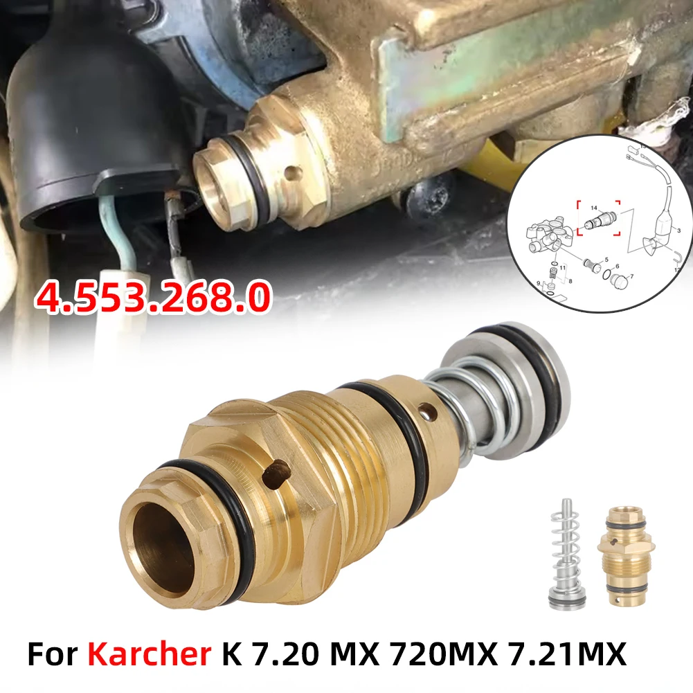 For Control Valve Kärcher K 7.20 MX 720MX 7.21MX Pressure Washer Upgrade Control Piston Replacement #4.553 268.0