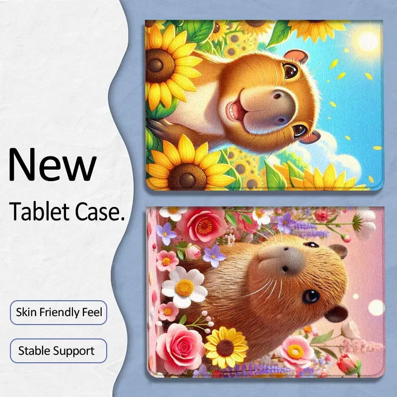 

Cute Brown Animal Heart Gift For Xiaoxin Lenovo Tab P12 Extreme Legion Y900 Idea Pro GT 12.1 2025 Foldable Tablet Case