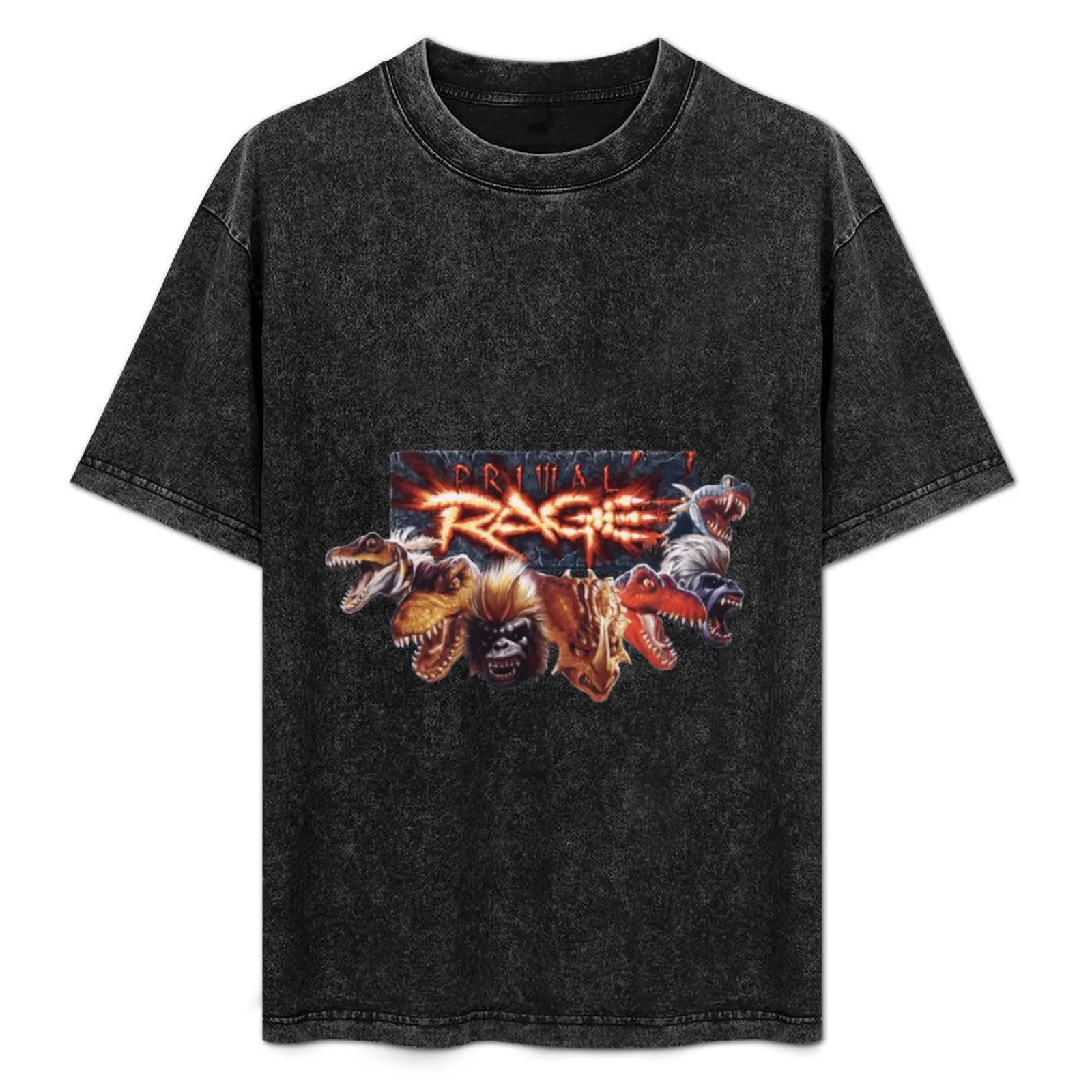 Arcade Classic - Primal Rage T-Shirt Large Size Short Sleeve T-Shirt