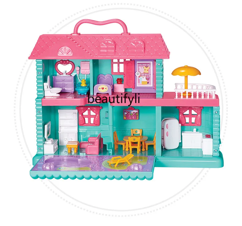 

Music Box Kids Girls Play House Princess Doll House Birthday Presents