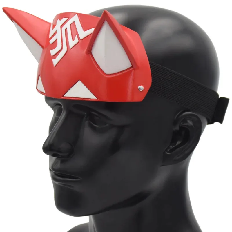 2025 aaa OW Kiriko Fox para adultos media cara máscara de Halloween mascarada accesorios de fiesta de Carnaval Material de resina accesorios de Cosplay