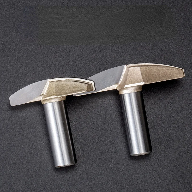 1/2 Handle Thin Circular Bottomed Knife Use for Trimming Engraving Machine Woodworking Milling Cutter Slotting Router Bit