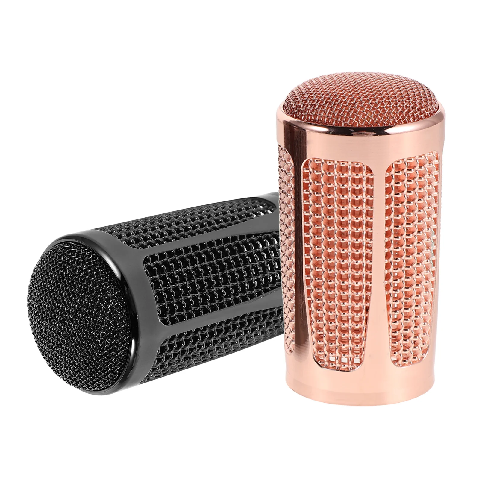 

2Pcs Microphone Grille Windscreen Replacement Metal Ball Head Mesh Cover Handheld Mic Protector for Ktv Studio Karaoke 32Mm