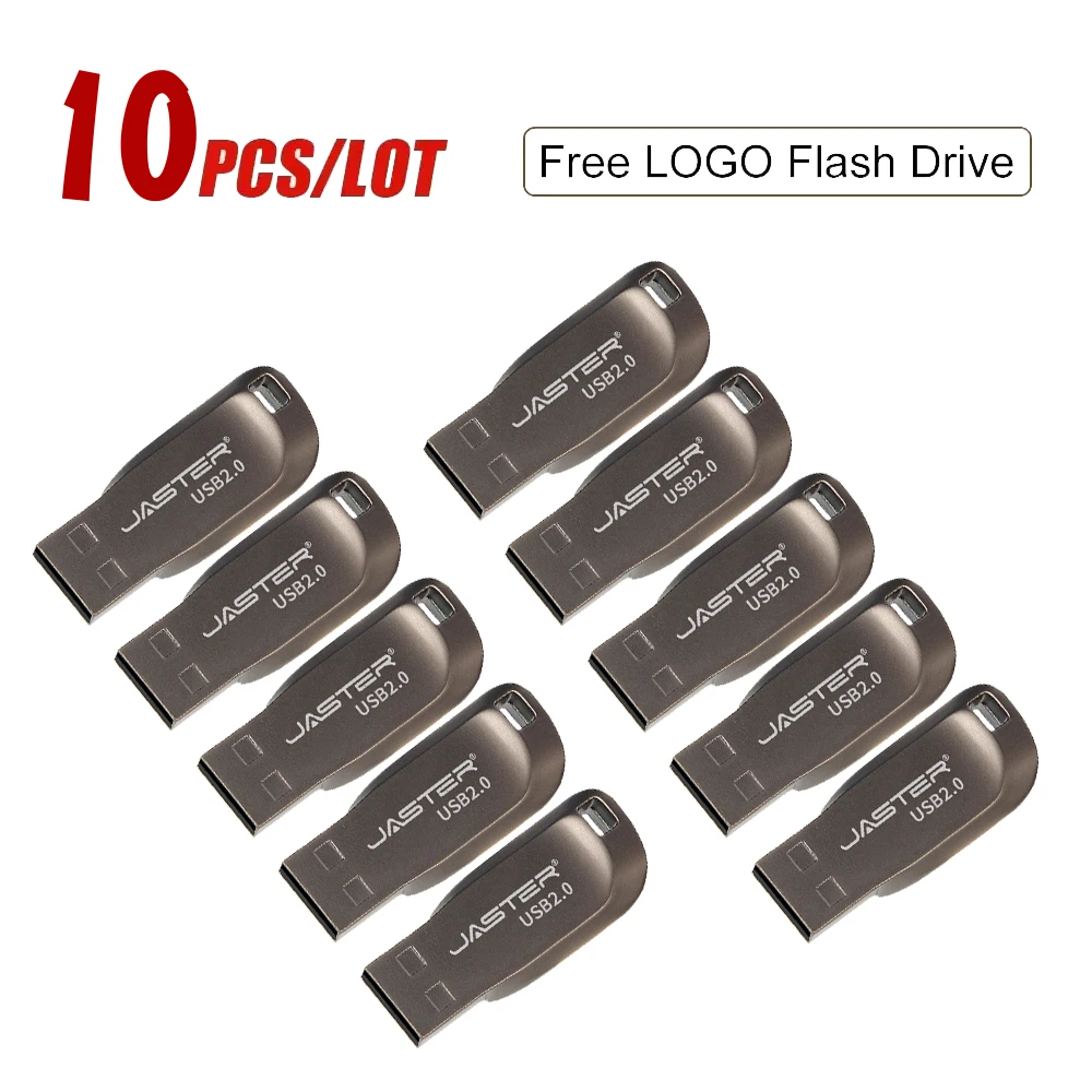 

10 шт./лот, мини-металлический USB-накопитель 16 ГБ, 64 ГБ, флэш-накопитель USB 2,0, 128 ГБ, подарки, брелок, водонепроницаемый бизнес-подарок, U-диск