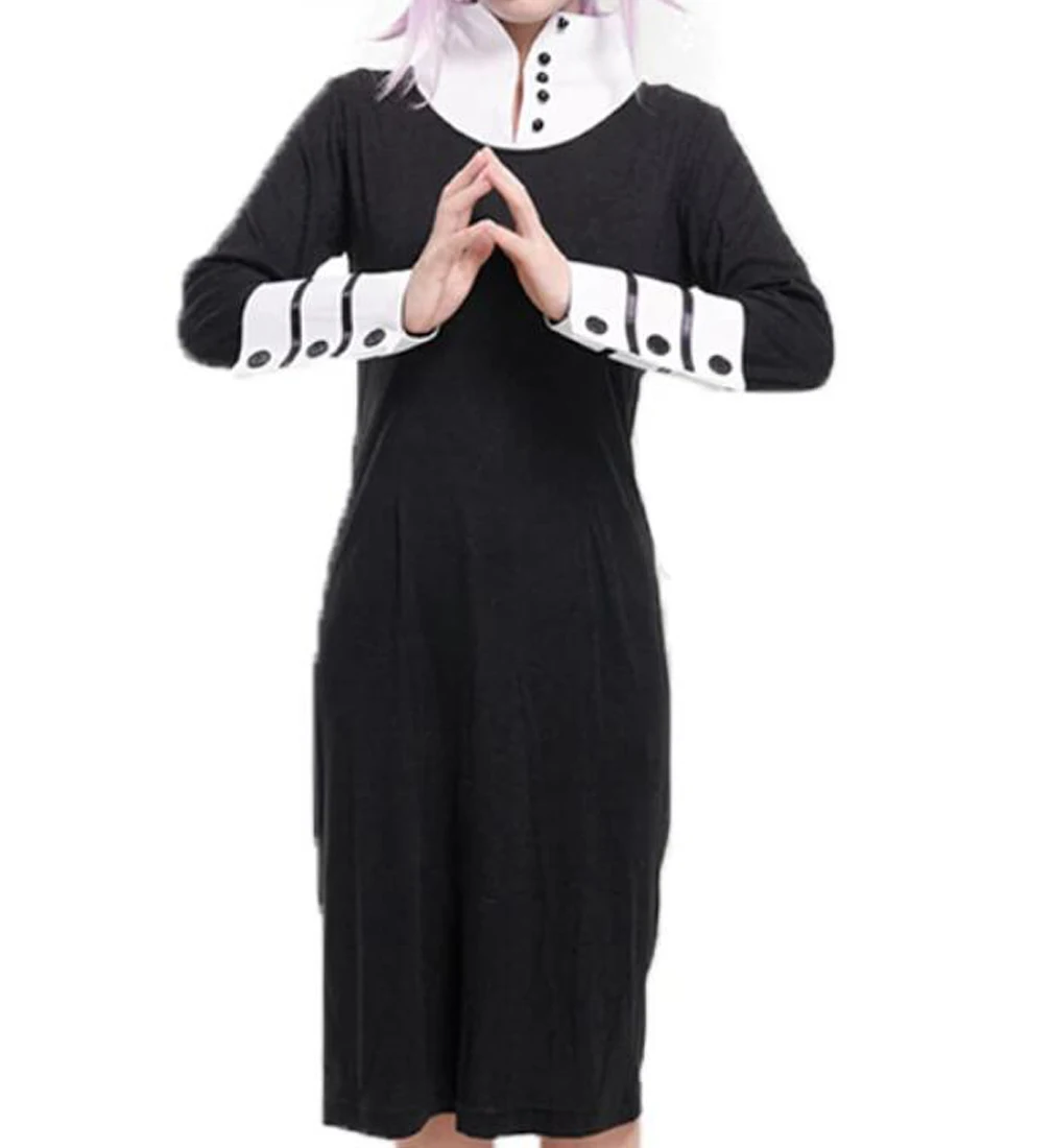 Anime Womens Crona Costume Maid Dress Cosplay Maka Albarn Outfit Suit Uniform Halloween Christmas Outfit