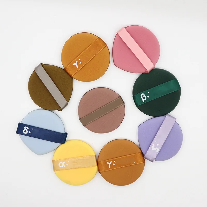 7/10Pcs Mini Air Cushionพัฟบางน้ําหนักเบาFoundationฟองน้ําแห้งเปียกDual-ใช้Polychromatic Multiformเครื่องสําอางค์เครื่องมือ