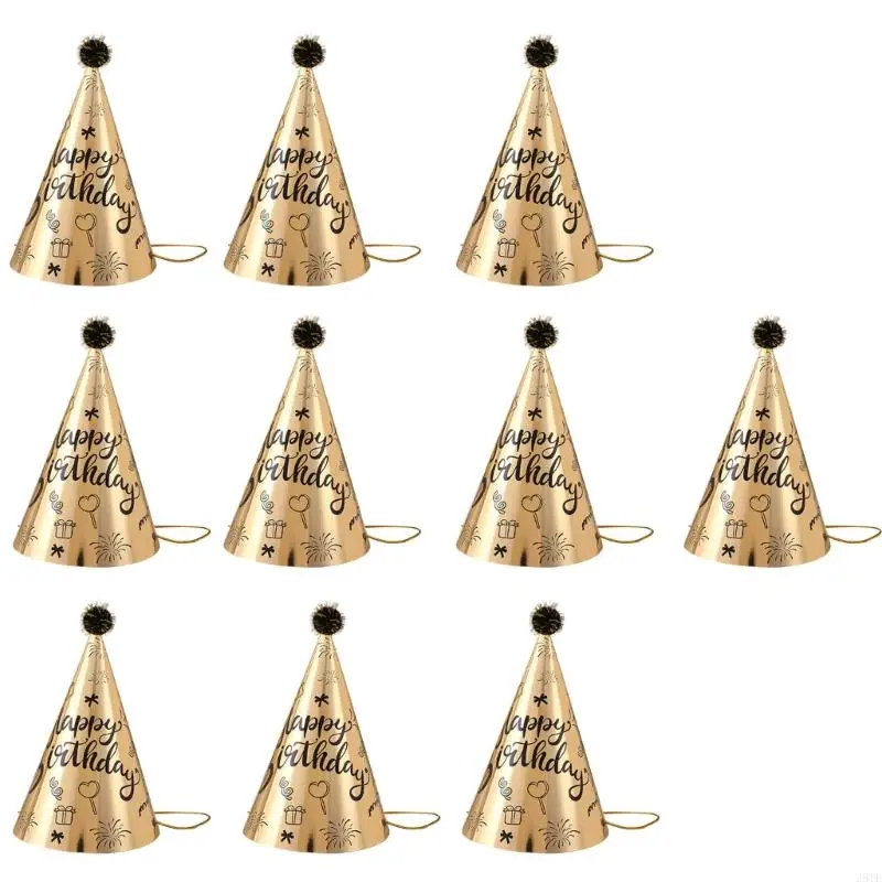 2025 New 10xFoil Cone Shaped Party Hat For Birthdays Holidays And Special Occasion