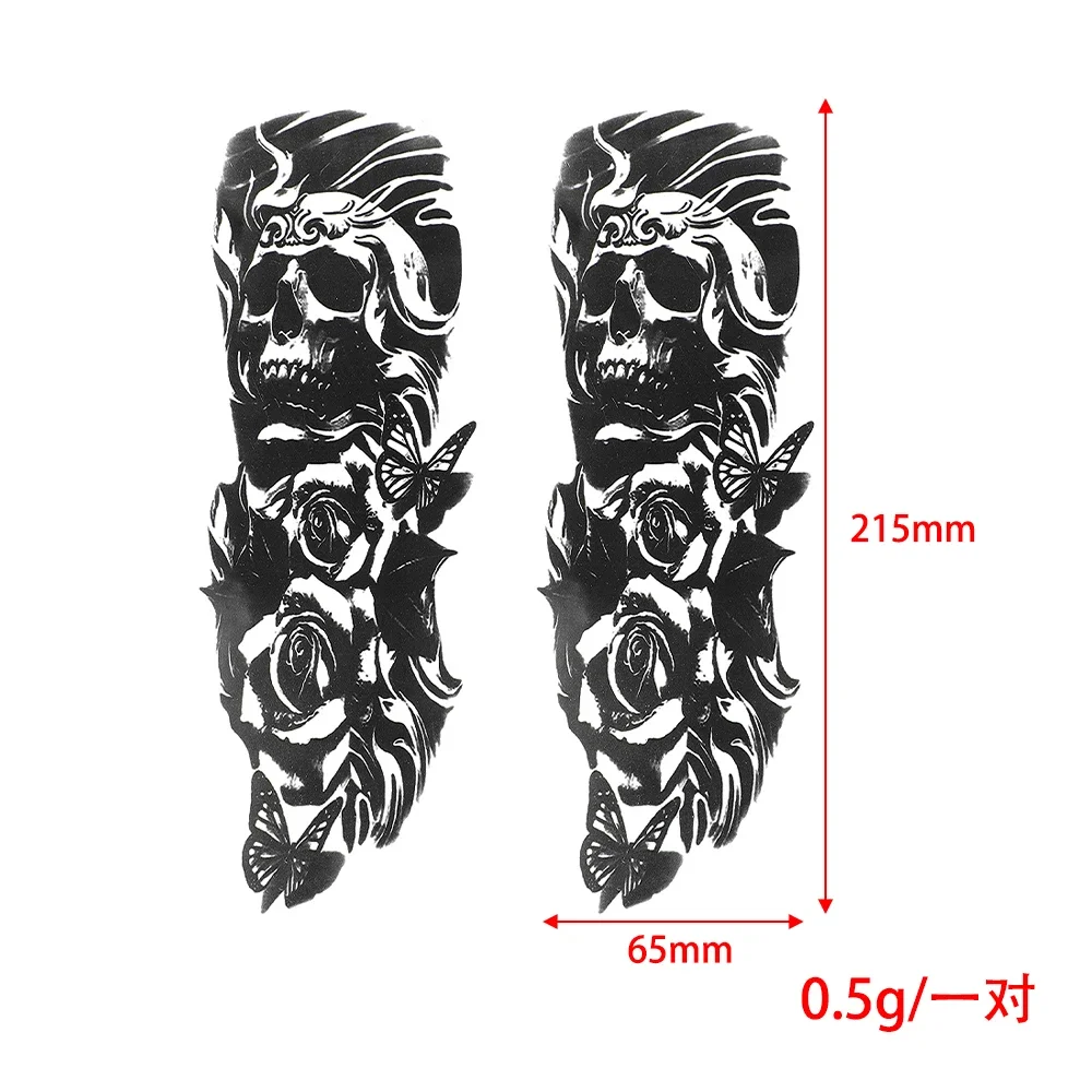 2pcs Motorcycles AccessoriesFront Fork Skull Decals Graphic Sticker Cruiser Chopper Cafe Racer Old School Bobber Touring