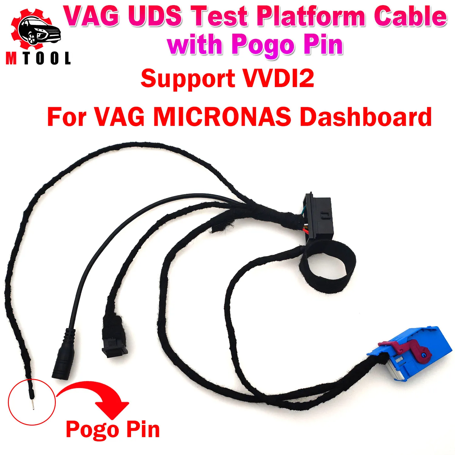 

For VAG UDS Test platform cable with Pogo Pin Dashboard Micronas Cluster Support VVDI for V-w VAG Instrument Communication Cable