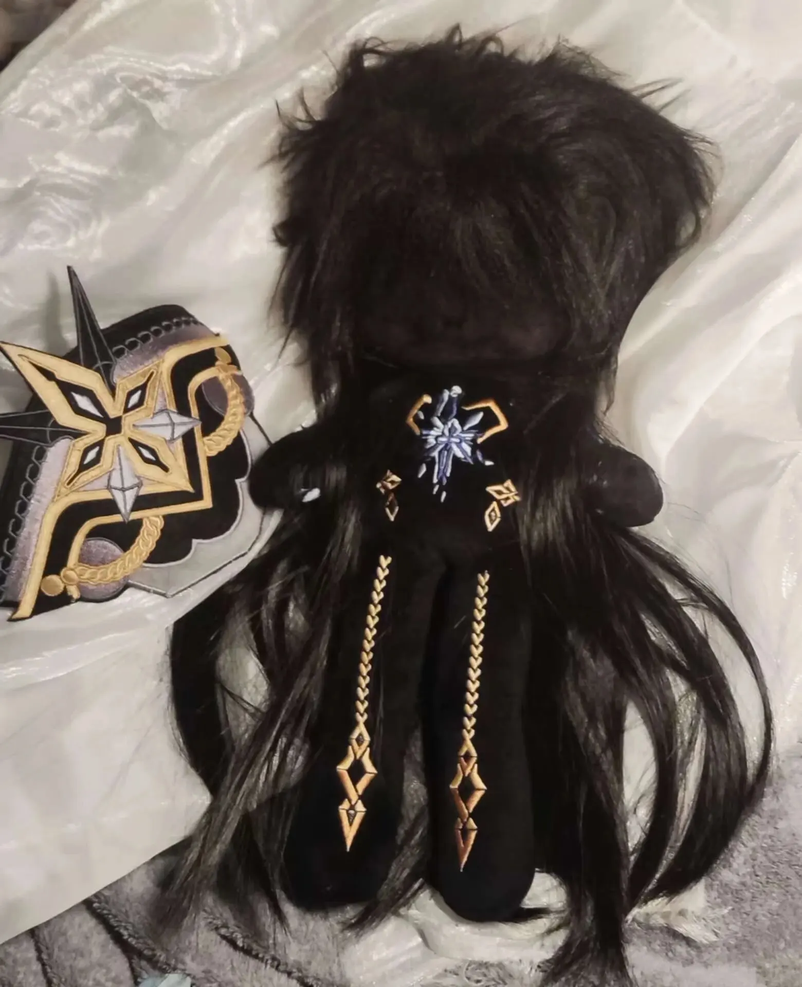In Stock Genshin Impact 30cm Capitano Long Leg Cotton Stuffed Naked Dolls Gifts Cosplay Doll Mascot Ornament