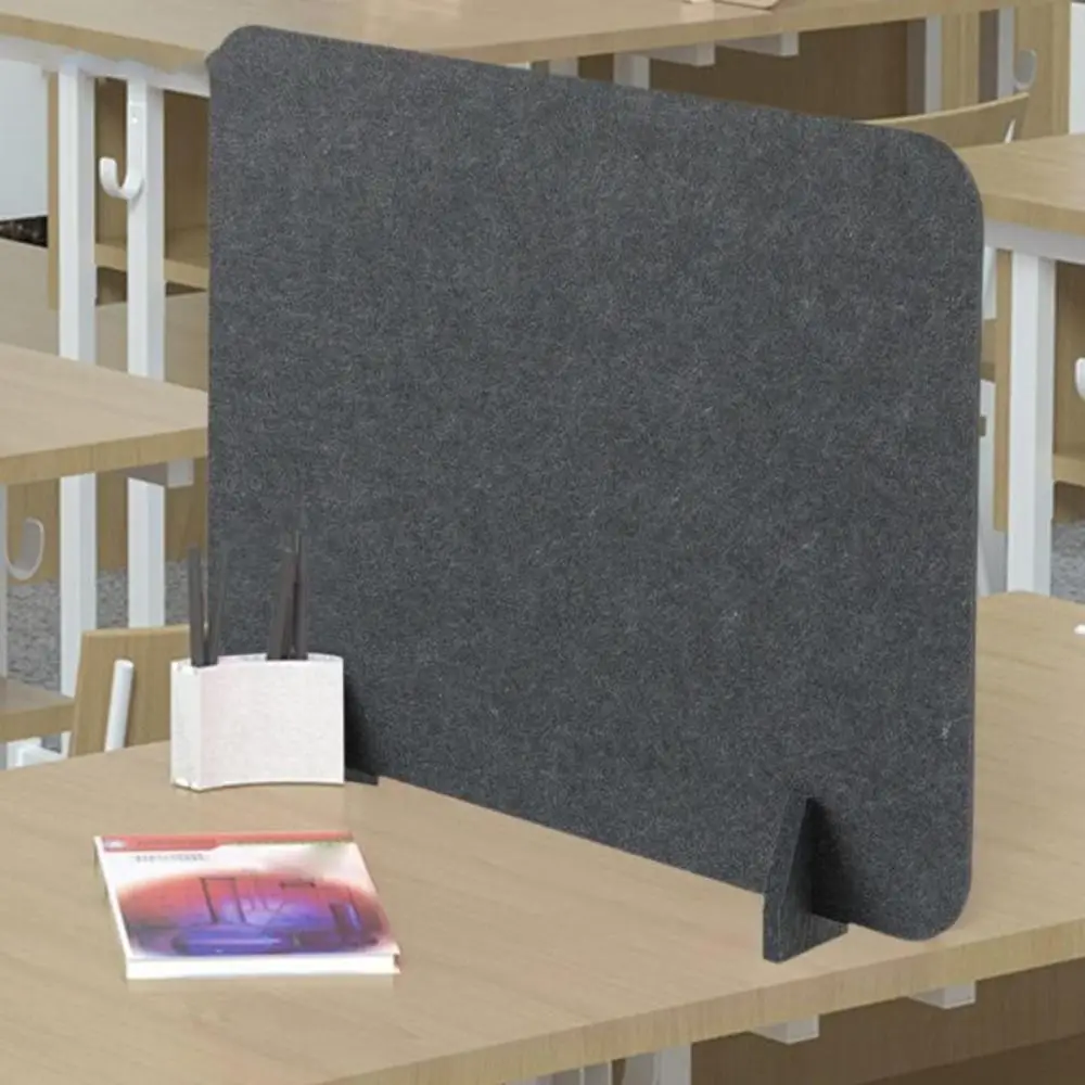 Durable Acoustic Student Desk Divider Felt Thickened Exam Baffle Privacy Panel for Student Desktops in Classroom