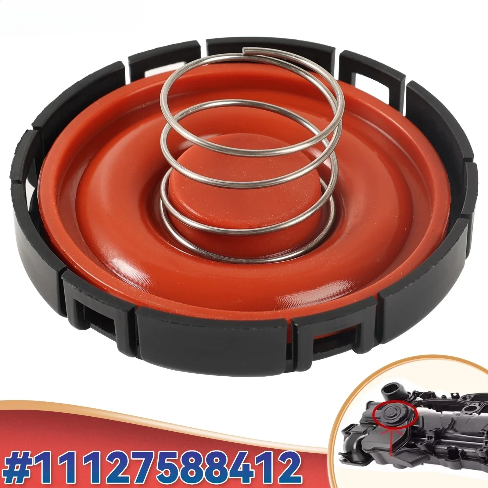 11127588412 PCV Valve Cover For BMW 228i 320i 328i Z4 428i 528i X1 X3 X4 F20 F21 F30 F31 F34 F80