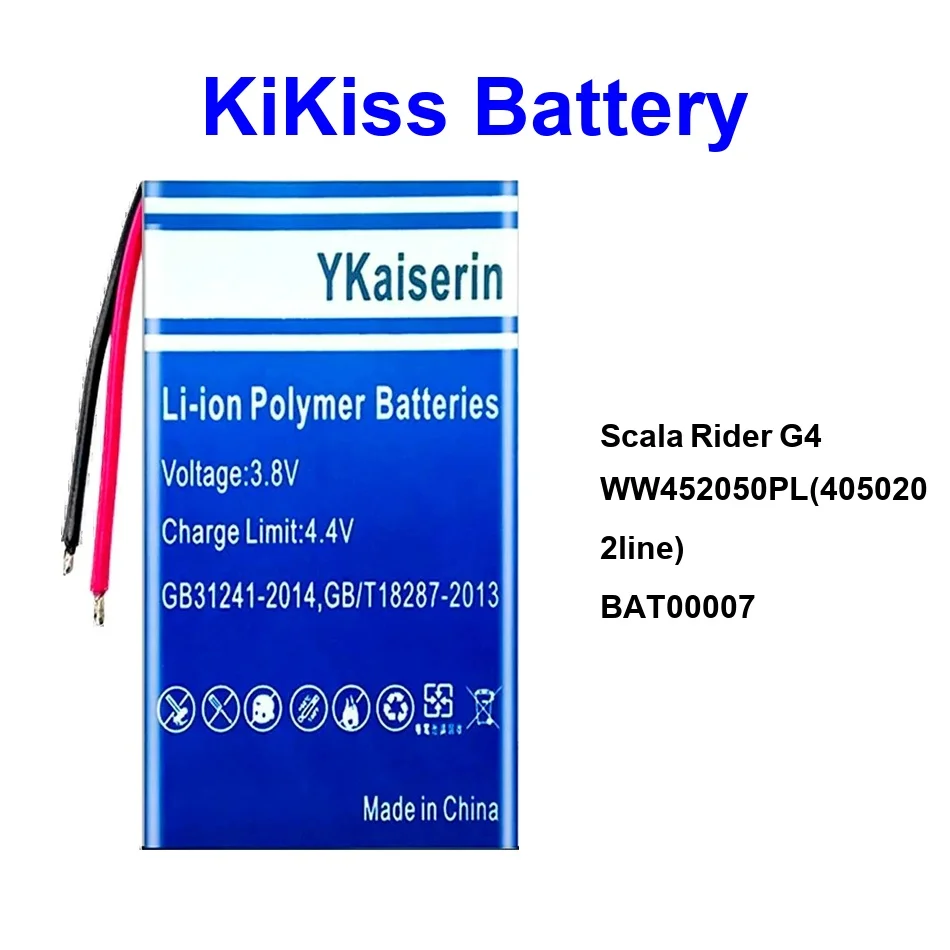 

Battery Long-Lasting BAT00007 WW452050PL405020 2LINE 700-1300Mah For Cardo Scala Rider G4 G9 Packtalk Q1 Q3