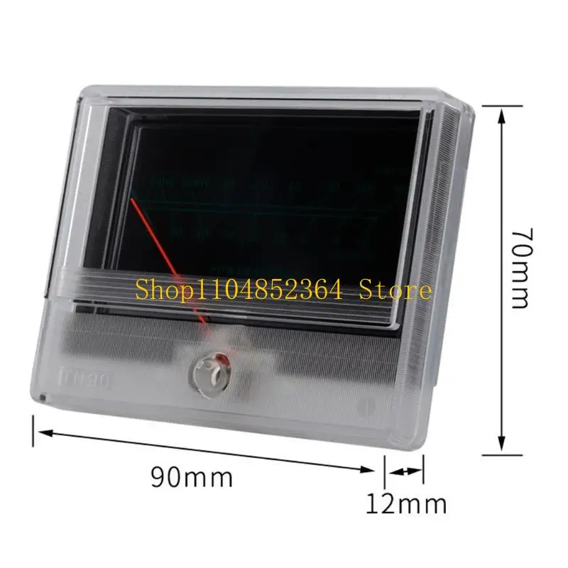 652F Dispositivo Bike precisione Vu Amperometro DB-Meter con alimentazione piatta per scarico in lampada lampada