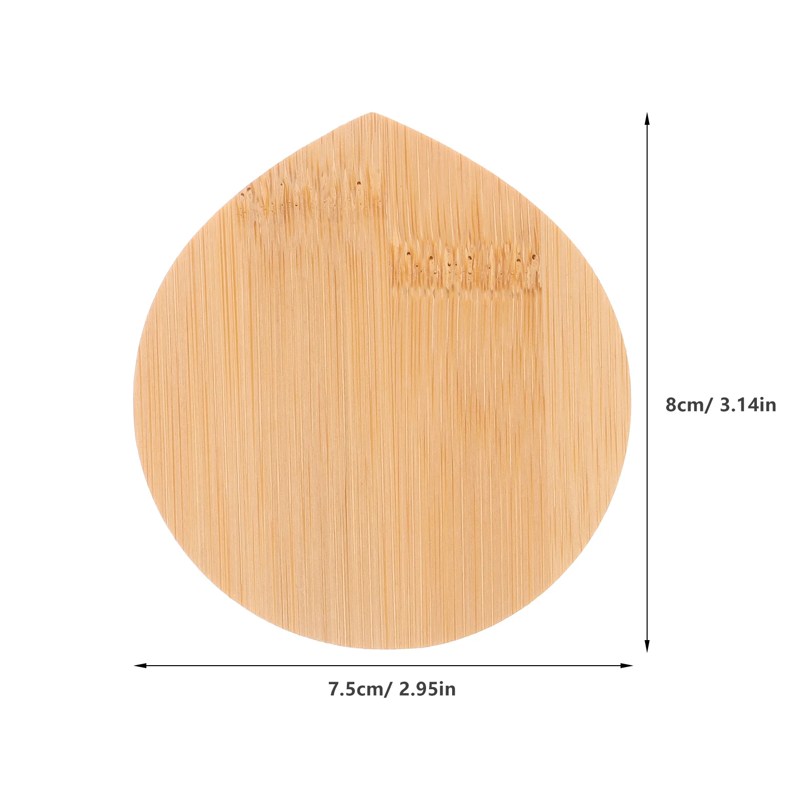 Bamboe Handspiegel Draagbare Mini Reizen Vanity Pocket Kleine Make-upspiegel voor Vrouwen Lichtgewicht Duurzaam