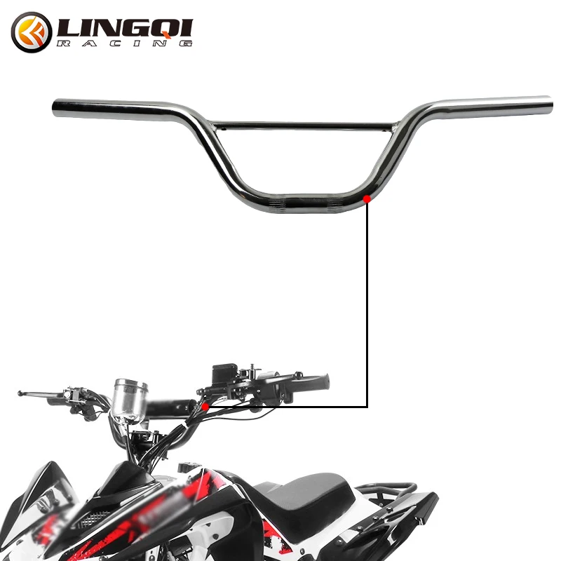 LINGQI RACING Hot Sale Bmx Bicycle Color Handlebar Iron Motorcycle 22mm 720mm Aluminum Universal For Off Road Accessories