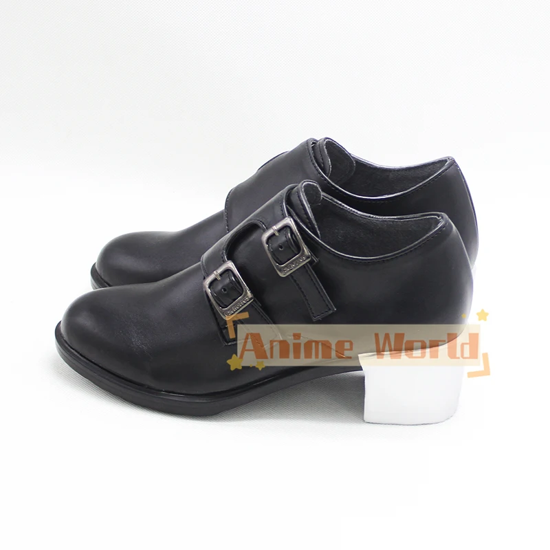 Game Twisted Wonderland Azul Crowley Cosplay Shoes PU Leather Shoes Custom Made Halloween Carnival Boots Custom Made