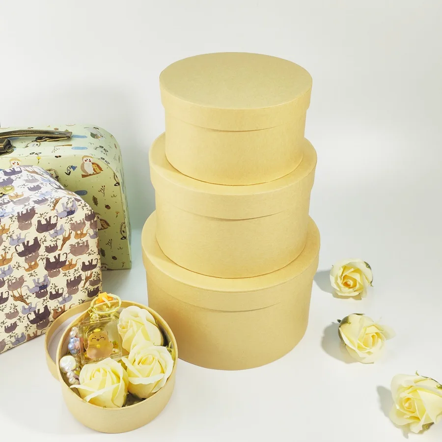 

4Pcs Luxury Wedding Gift Boxes Multi-Size Thanksgiving Christmas Weddings Birthdays Wrapped Decoration Shooting Display S012
