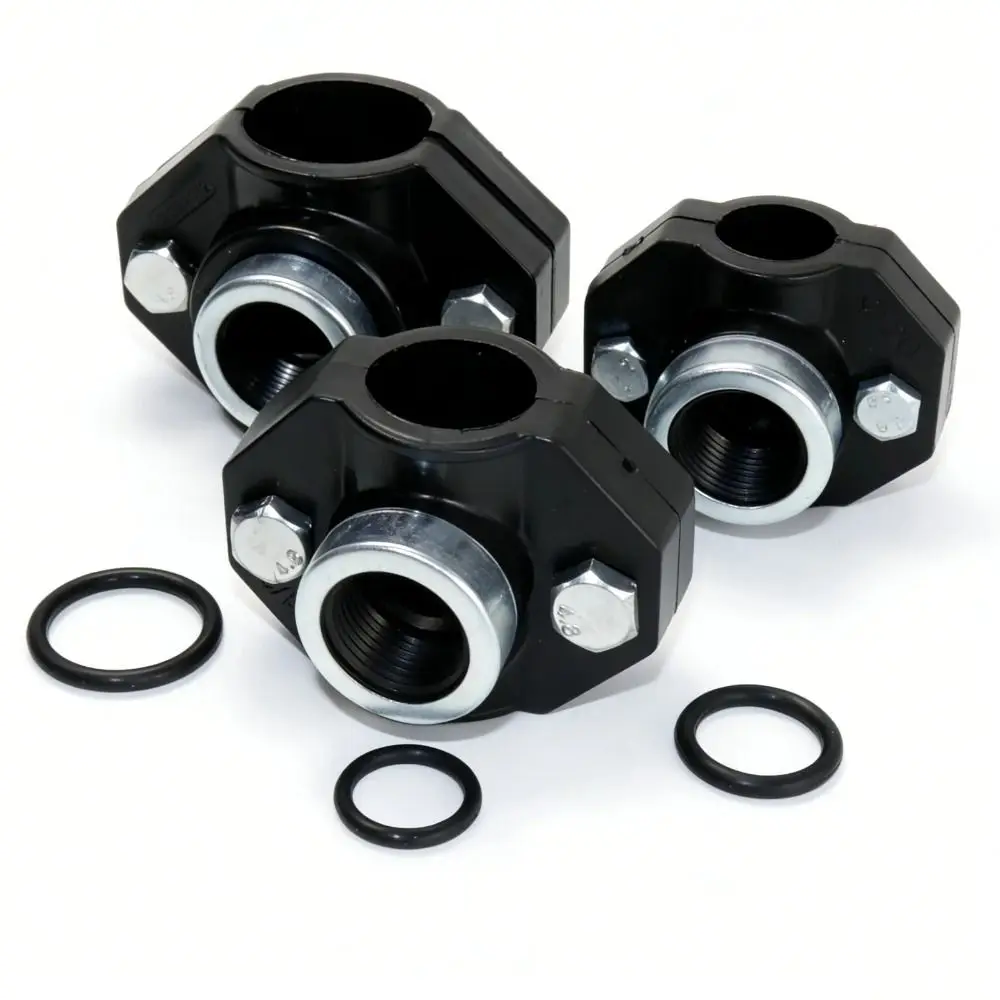 Professional Female Thread PE Water Pipe Connector Leak-Proof Repairing Pipe Clamp Durable Water Splitter Garden