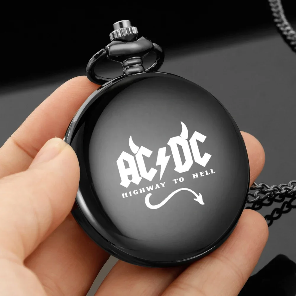 خمر محفورة الأسود كوارتز ساعة الجيب قلادة ساعة قلادة هدية للنساء الرجال الاطفال Reloj دي Bolsillo