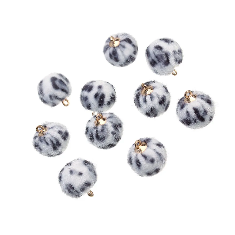 

24pcs Pompon Pendant Earrings Diy Jewelry Accessories Wool Ball Decor Hanging For Ear Cuffs Lightweight Elegant