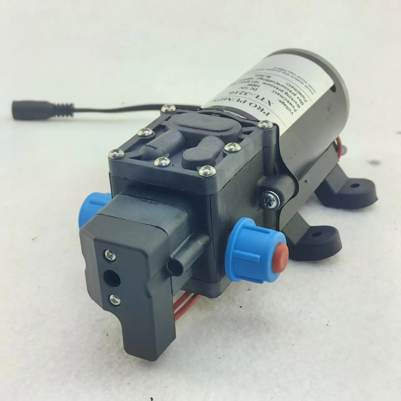 DC Micro Electric Diaphragm Water Pump Automatic pressuer Switch  12V 100W 7bar 8L/min High Pressure