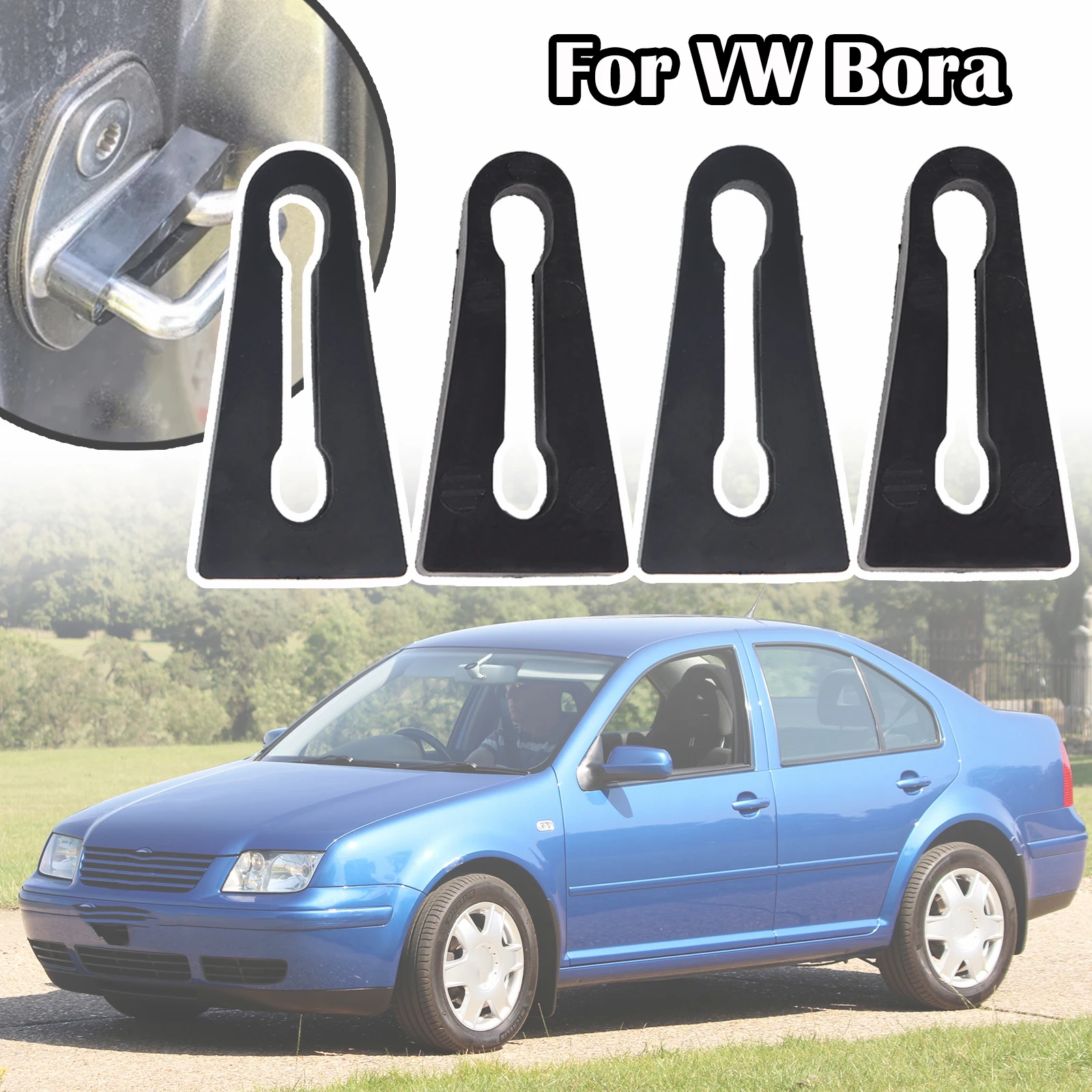 

For VW Bora Golf 4 5 Transporter T5 Passat B5 B6 B7 B8Car Sound Deadener Damper Door Lock Buffer Deadening Damping Interior