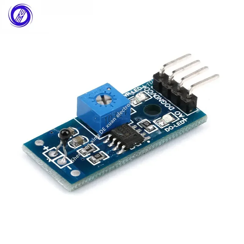 5 pcs new Thermal Temperature Sensor Module Thermistor Switch Sensitivity Adjustable DC 3.3V - 5V