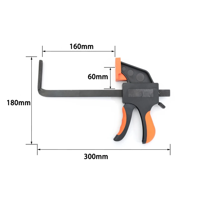 Woodworking Quick Release F Clip Track Saw Guide Rail Clamp  for Circular Saw Guide Rail System Makita Festool Guide Rail Tool
