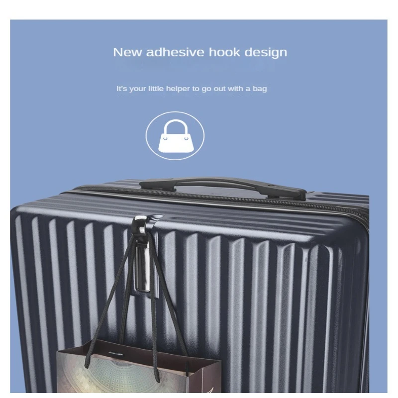 Trolley Case Universal Wheel Travel Men\'s Trolley Women\'s Sturdy And Durable Zippered Luggage Carry On Silent Travel Suitcase