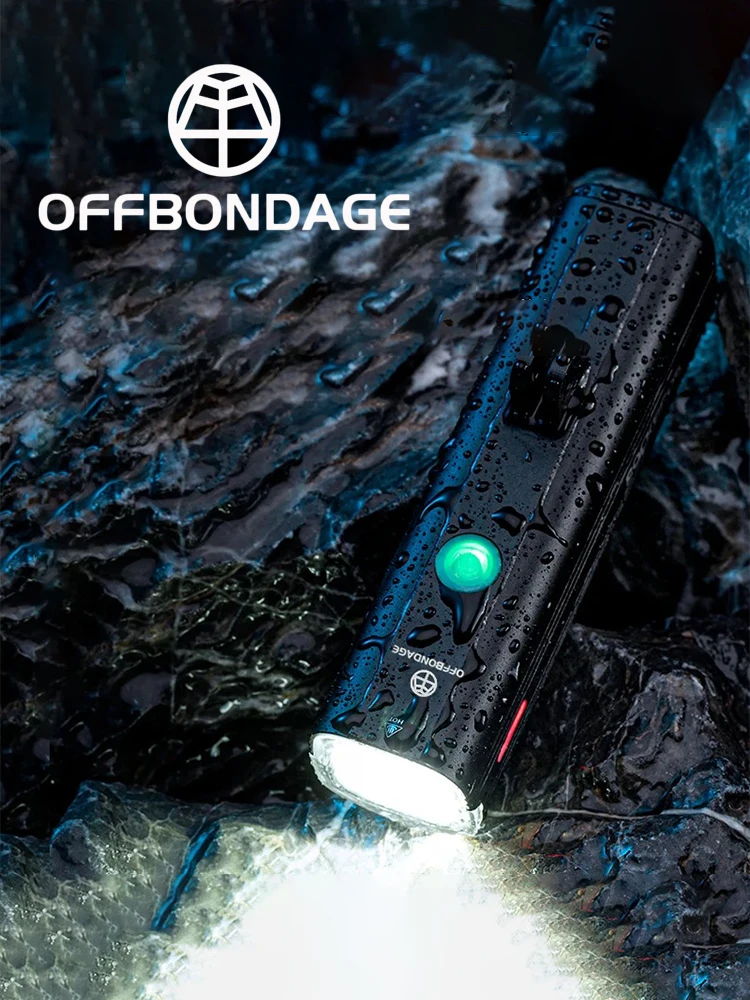 AliExpress OFFBONDAGE Bike Front Light Rainproof USB Rechargeable Bicycle Light 1000LM Cycling Headlight LED 4800mAh Flashlight Bike Lamp