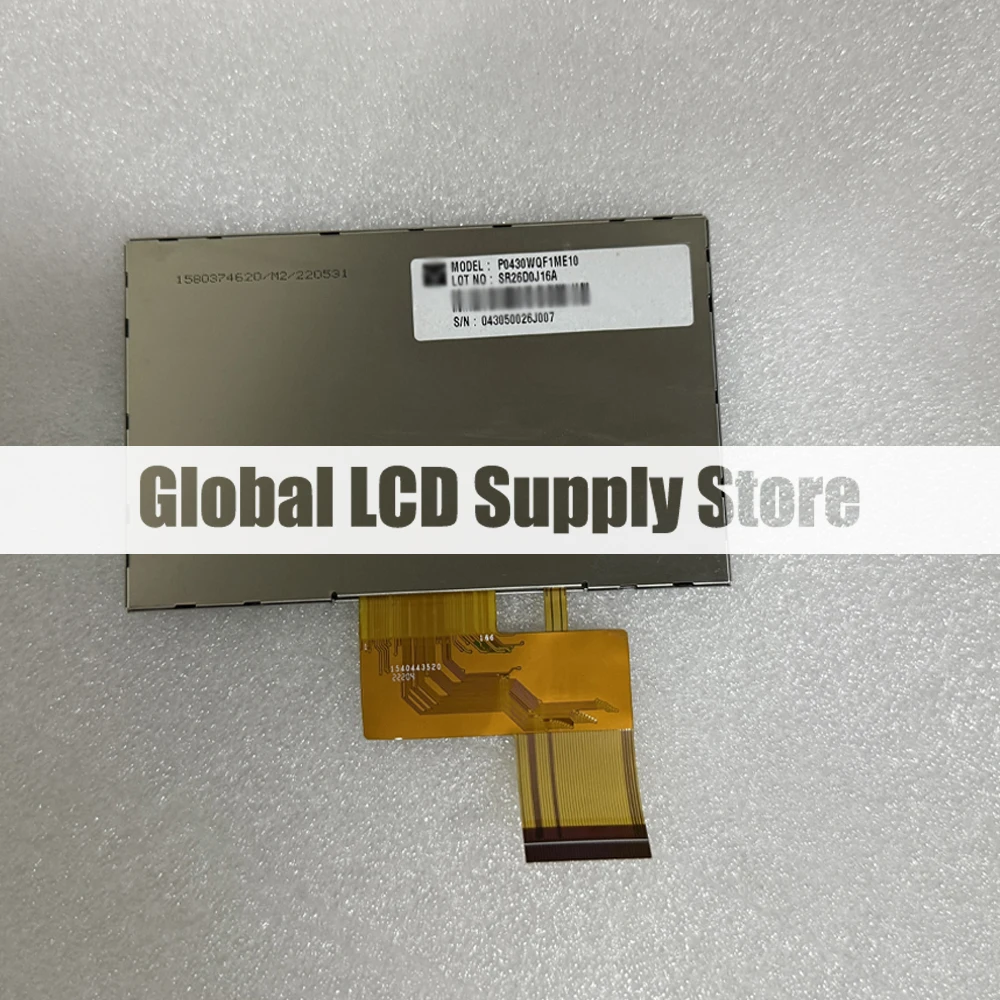 P0430WQF1ME10 New Original A-Grade 4.3 inch 480x272 LCD Display Screen for HMI/PLC/Industrial Control