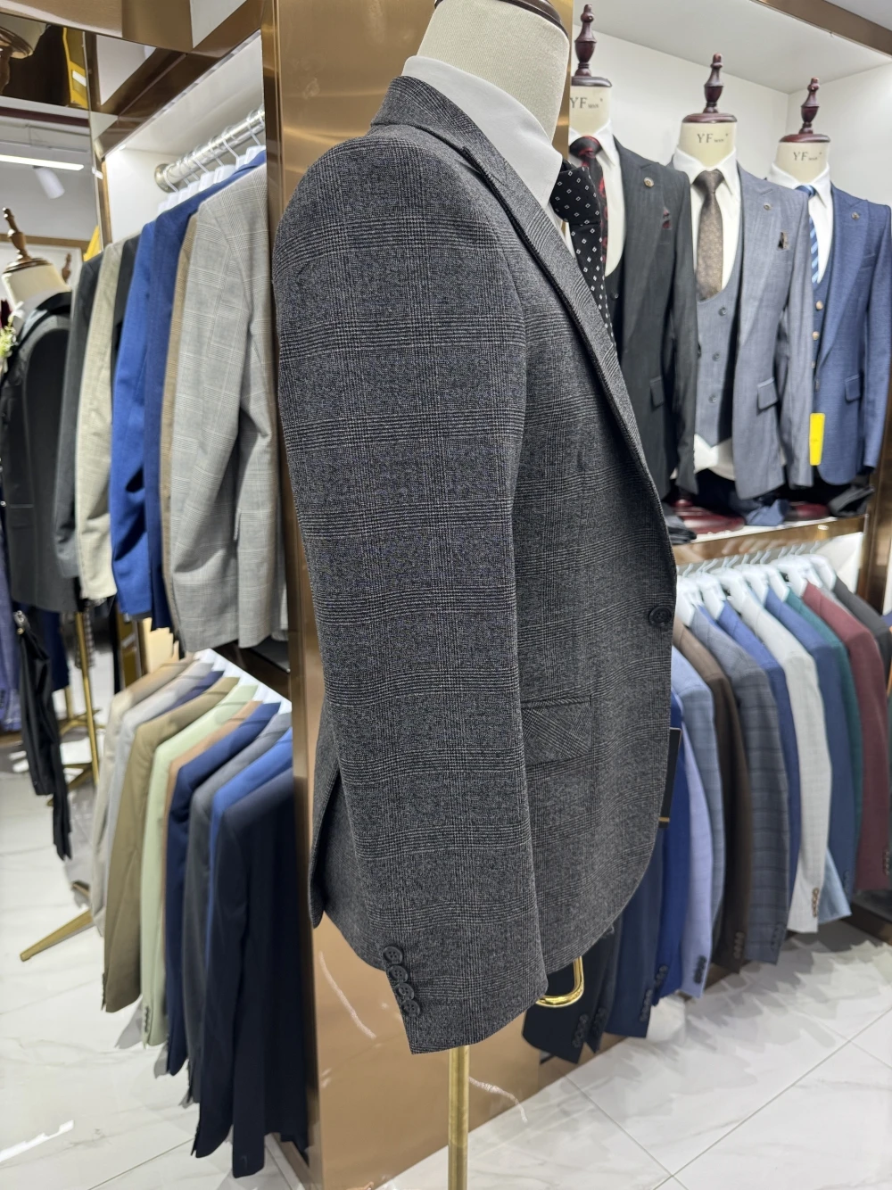 Formal 3-pieces Groom Wear Fashionable Suit Jacket Vest Pants Handsome Casual Business Negotiation Office Set High Quality