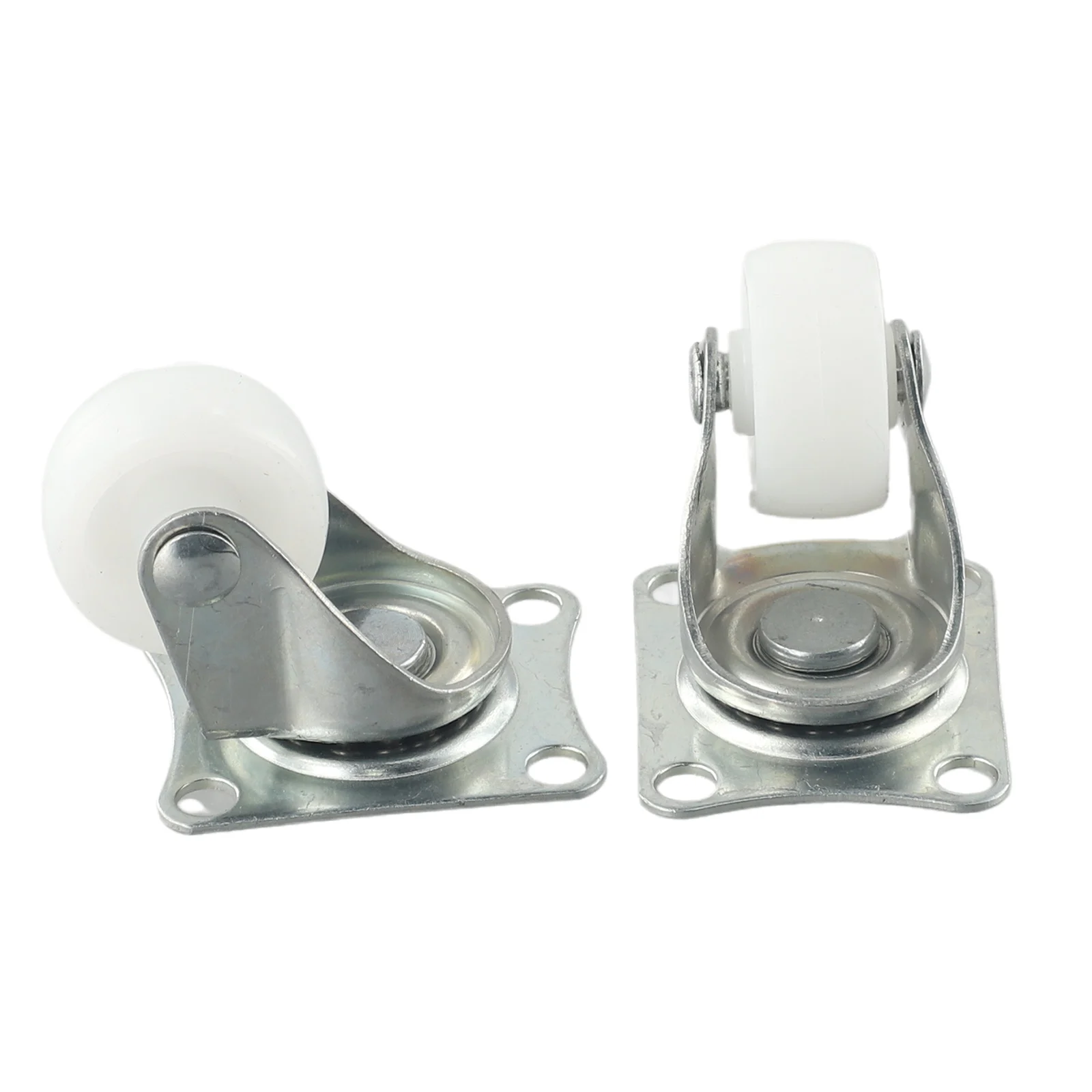New Practical Swivel Caster Quiet Movement 1 Inch X 0.51 Inch (D*W) 25mm X 13mm 8 Pieces Metal Rotation Rubber