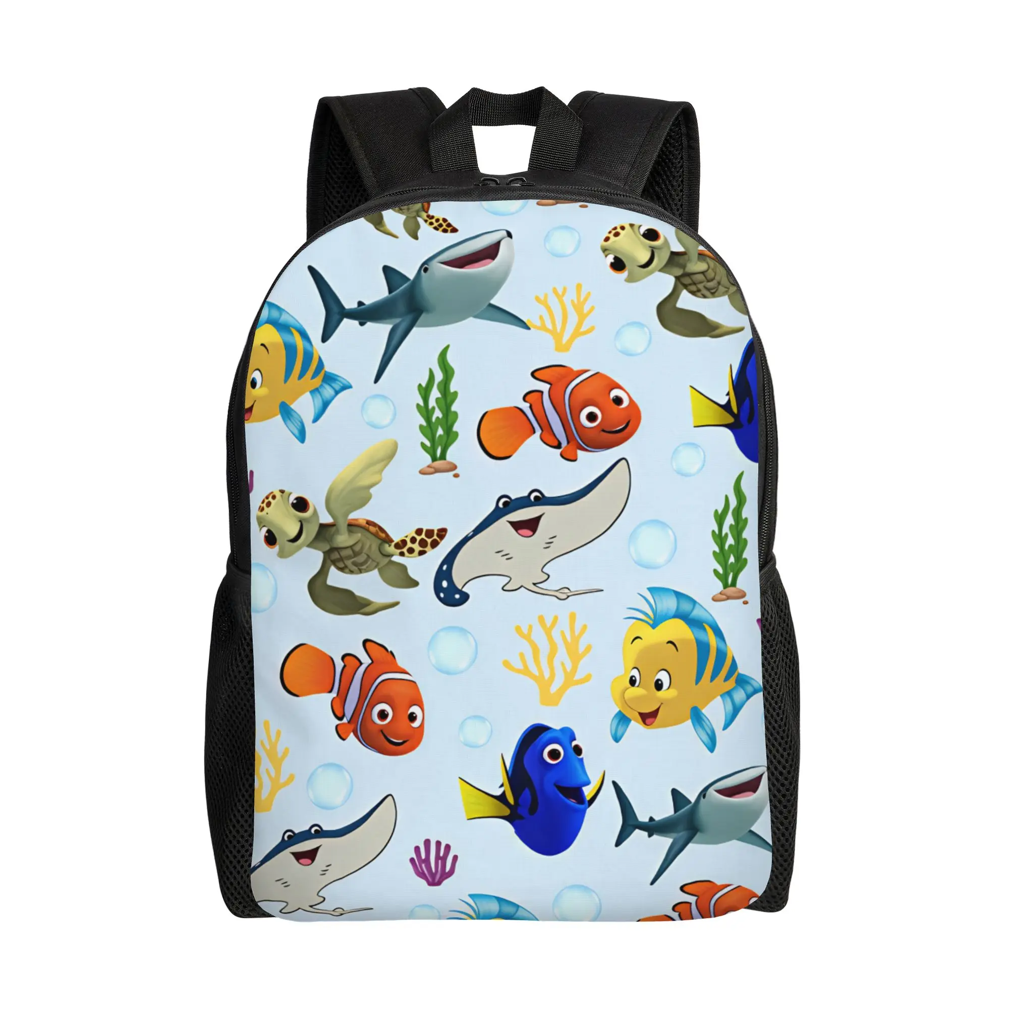 Finding Dorys Nemos Backpack Movie  Travel Backpacks Student Unisex Pretty High School Bags High Quality Breathable Rucksack