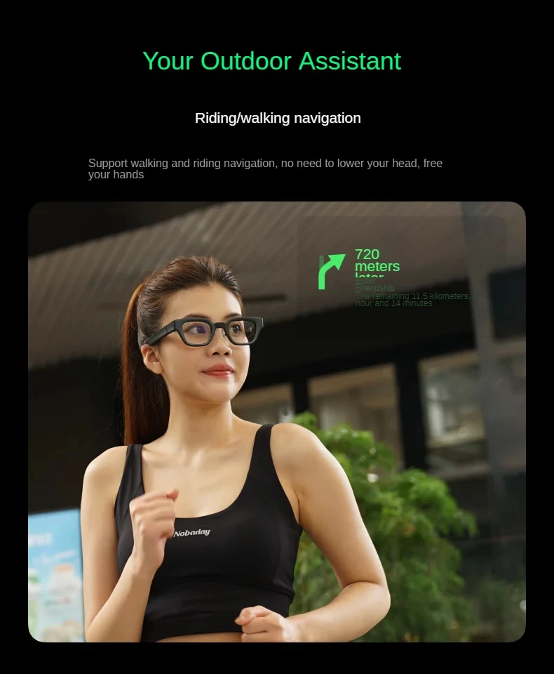 INMO Go Smart AR Glasses Real Wireless Ultra Light AI Assistant Translator Glasses for Music/Call/Translator/Prompter/Navigation