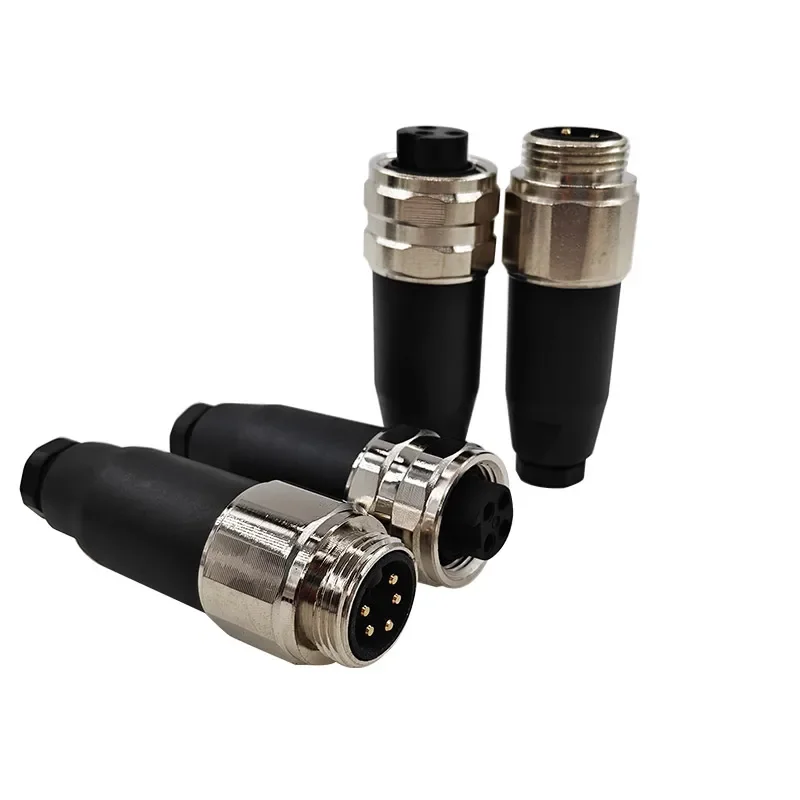 

7/8 Connector 7/8-16UN Screw Fixed Sensor Aviation Plug 3-Core 4-Core 5-Core M22 Cable Connectors