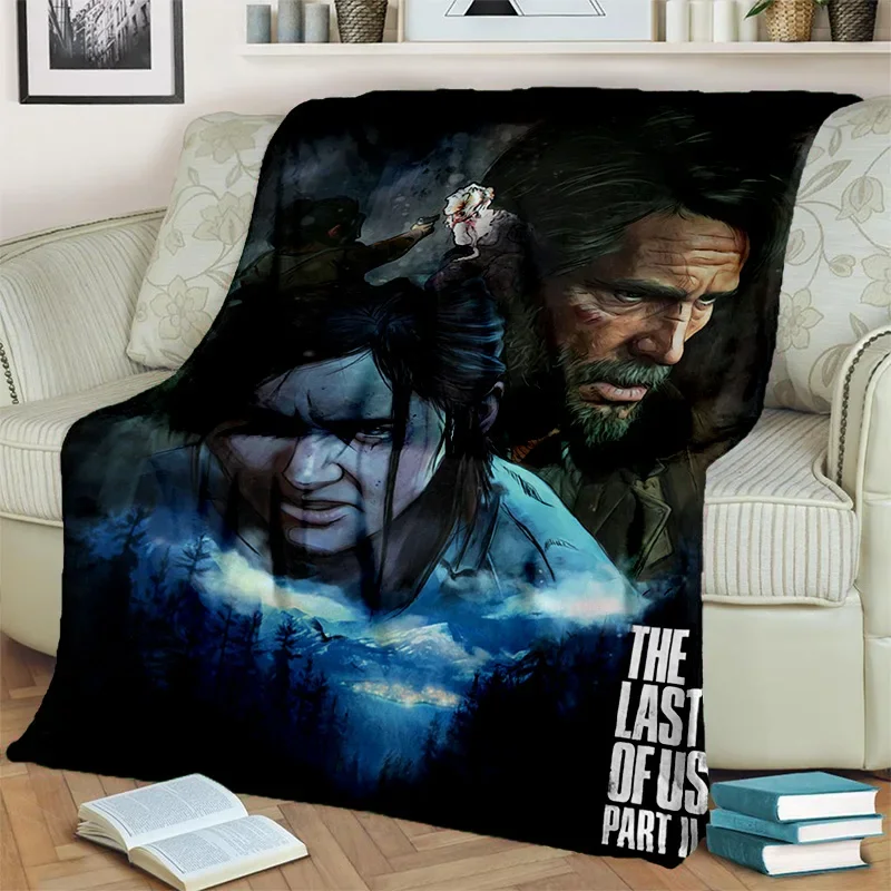 Pedro The Last of Us Horror TV Game Blanket,Soft Throw Blanket for Home Bedroom Bed Sofa Picnic Travel Office Cover Blanket Kids