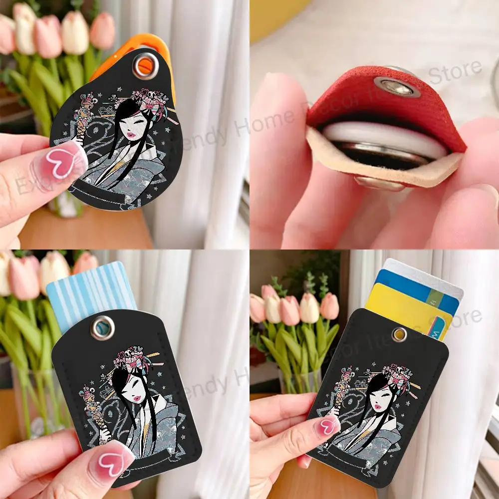Cute T-TokidokiS Girl Custom Access Card Case Leather Card Holder Transportation Card Case